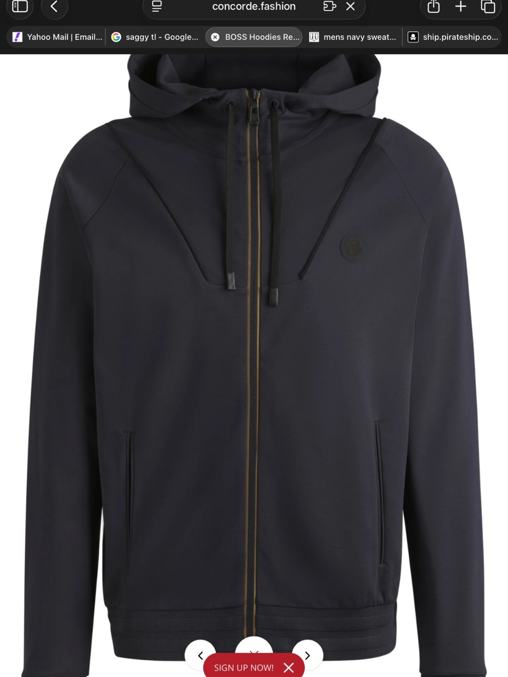 Hugo Boss BOSS HOODIES REGULAR FIT - SAGGY TL 50530969 XXL